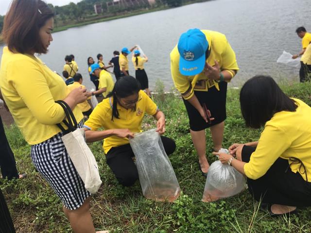 สำนักงานสภามหาวิทยาลัยพะเยาเข้าร่วมงานโครงการสัปดาห์จิตอาสา,“เราทำความดีด้วยหัวใจ”
