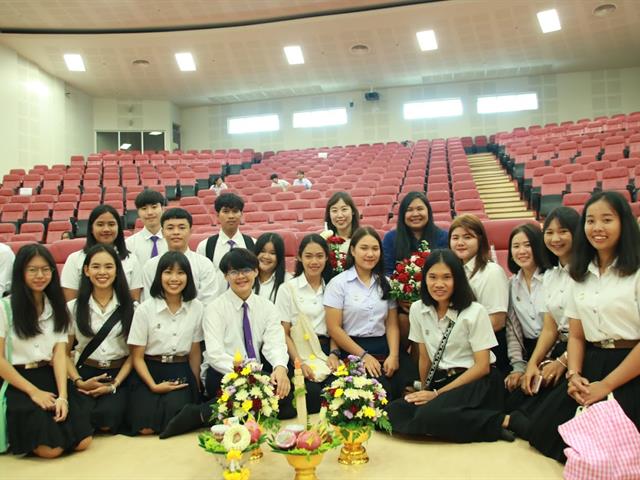 คณะเกษตรศาสตร์และทรัพยากรธรรมชาติ,ม.พะเยา,จัดโครงการพิธีไหว้ครู,ประจำปีการศึกษา,2562,“น้อมระลึก,สักกา,บูชาครู”