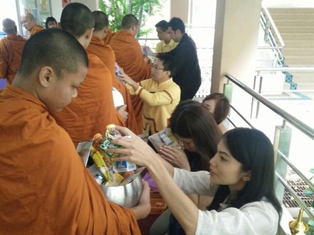 คณะเภสัชศาสตร์ร่วมทำบุญใส่บาตรรับฟังธรรม,ประจำเดือนกรกฏาคม,2562