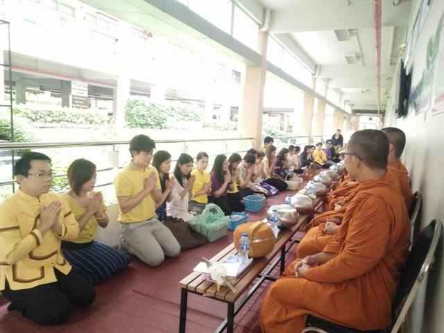 คณะเภสัชศาสตร์ร่วมทำบุญใส่บาตรรับฟังธรรม,ประจำเดือนกรกฏาคม,2562
