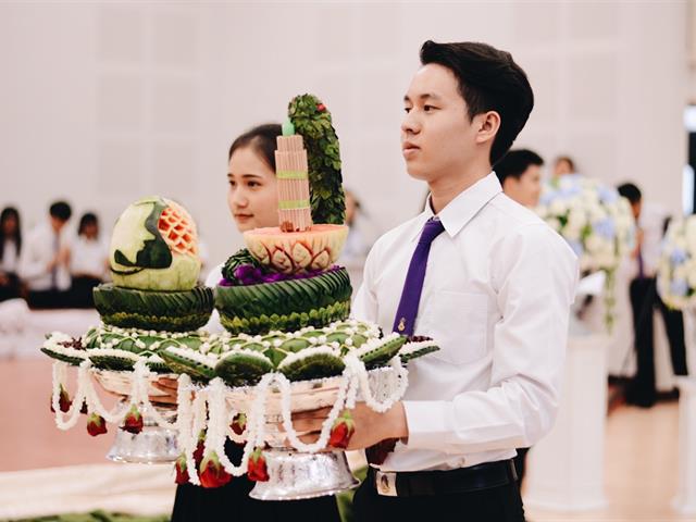 พิธีไหว้ครูคณะเภสัชศาสตร์,มหาวิทยาลัยพะเยา,ประจำปีการศึกษา,2562,