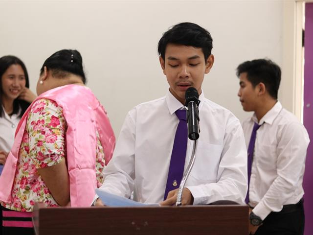 หน่วยกิจการนิสิตและทำนุบำรุงศิลปวัฒนธรรม,พร้อมด้วยสโมสรนิสิต,ได้จัดดำเนินโครงการคุรุปูจา,ไหว้สา,ปารมี(ไหว้ครูคณะรัฐศาสตร์และสังคมศาสตร์),ประจำปีการศึกษา,2562
