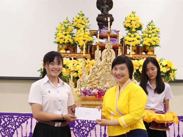 หน่วยกิจการนิสิตและทำนุบำรุงศิลปวัฒนธรรม,พร้อมด้วยสโมสรนิสิต,ได้จัดดำเนินโครงการคุรุปูจา,ไหว้สา,ปารมี(ไหว้ครูคณะรัฐศาสตร์และสังคมศาสตร์),ประจำปีการศึกษา,2562