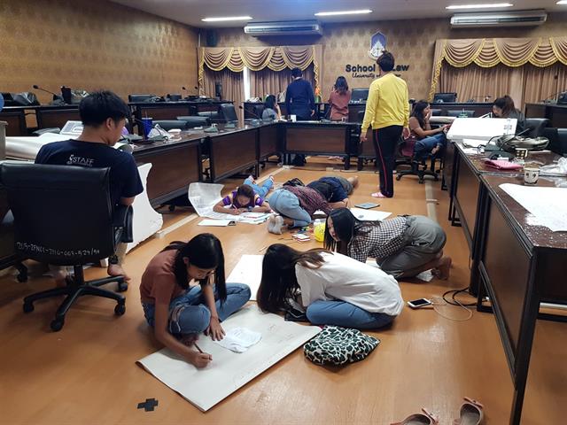 คณะนิติศาสตร์,จัดโครงการ,"การออกแบบกระบวนการเผยแพร่กฎหมายโดยวิธีการ,Design,Thinking",