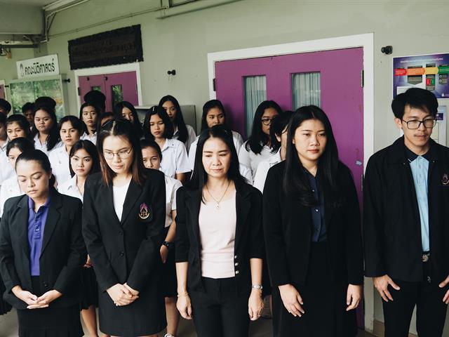 คณะนิติศาสตร์เข้าร่วมพิธีวางพวงมาลาและบำเพ็ญกุศลเนื่องในงาน,,"วันรพี"