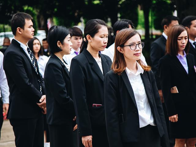 คณะนิติศาสตร์เข้าร่วมพิธีวางพวงมาลาและบำเพ็ญกุศลเนื่องในงาน,,"วันรพี"