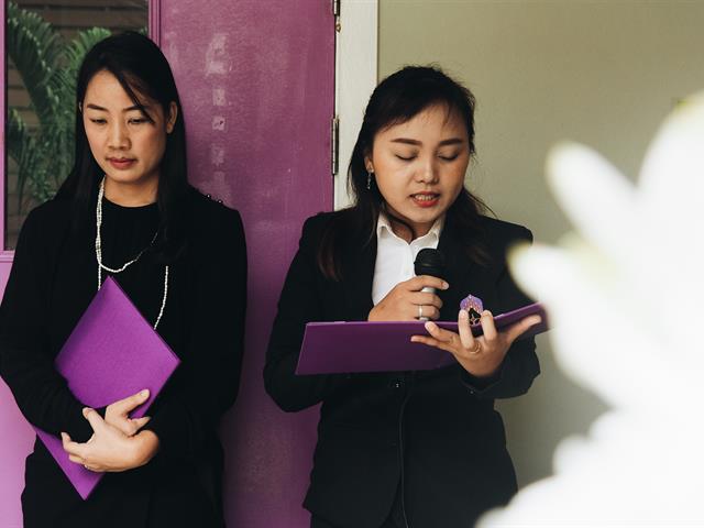 คณะนิติศาสตร์เข้าร่วมพิธีวางพวงมาลาและบำเพ็ญกุศลเนื่องในงาน,,"วันรพี"