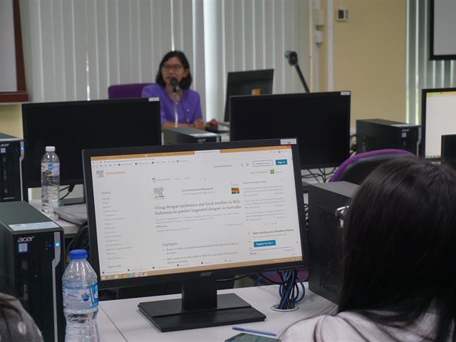 สอนการสืบค้นสารสนเทศออนไลน์และการใช้โปรแกรม,Endnote,สำหรับคณะเภสัชศาสตร์,มหาวิทยาลัยพะเยา
