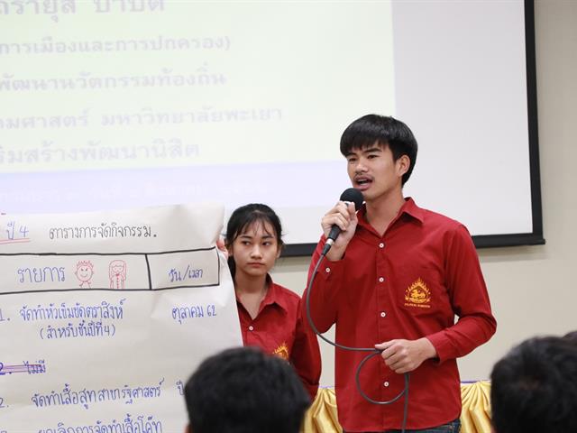 คณะรัฐศาสตร์และสังคมศาสตร์,มหาวิทยาลัยพะเยา,ดำเนินการจัดโครงการกิจกรรมเสริมสร้างพัฒนานิสิต,สาขาวิชารัฐศาสตร์