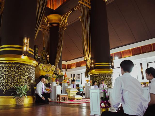 คณะศิลปศาสตร์,ร่วมกับวิทยาลัยการศึกษา,และคณะรัฐศาสตร์และสังคมศาสตร์,ดำเนินกิจกรรมพิธีถวายสัตย์ปฏิญาณตนเป็นนิสิตมหาวิทยาลัยพะเยา