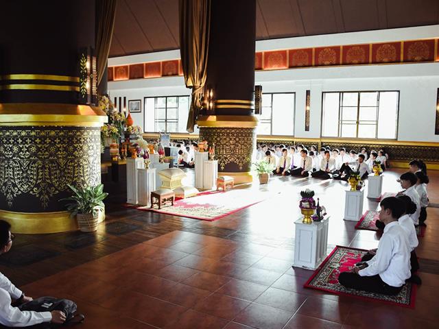 คณะศิลปศาสตร์,ร่วมกับวิทยาลัยการศึกษา,และคณะรัฐศาสตร์และสังคมศาสตร์,ดำเนินกิจกรรมพิธีถวายสัตย์ปฏิญาณตนเป็นนิสิตมหาวิทยาลัยพะเยา