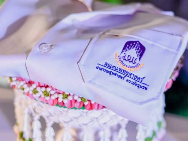พิธีมอบเสื้อปฏิบัติการวิชาชีพสาธารณสุขชุมชนและเข็มสมเด็จพระมหิตลาธิเบศ,อดุลยเดชวิกรม,พระบรมราชชนกแก่นิสิตสาขาวิชาอนามัยชุมชน