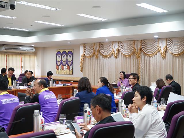 โรงเรียนสาธิตมหาวิทยาลัยพะเยาเข้าร่วมการประชุมคณะกรรมการบริหารมหาวิทยาลัยพะเยา