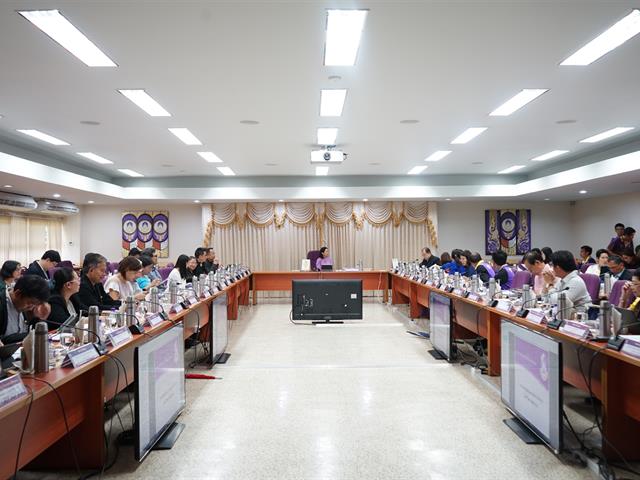 โรงเรียนสาธิตมหาวิทยาลัยพะเยาเข้าร่วมการประชุมคณะกรรมการบริหารมหาวิทยาลัยพะเยา