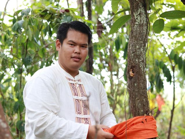 คณะรัฐศาสตร์และสังคมศาสตร์,มหาวิทยาลัยพะเยา,จัดโครงการบวชต้นไม้,เพื่ออนุรักษ์ป่า,อนุรักษ์น้ำ,:,จากแรงศรัทธาสู่การบวชป่าชุมชน