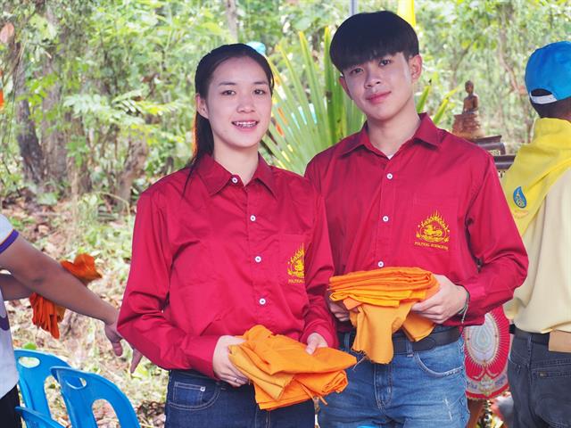 คณะรัฐศาสตร์และสังคมศาสตร์,มหาวิทยาลัยพะเยา,จัดโครงการบวชต้นไม้,เพื่ออนุรักษ์ป่า,อนุรักษ์น้ำ,:,จากแรงศรัทธาสู่การบวชป่าชุมชน
