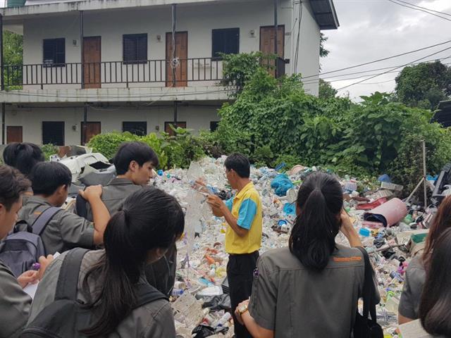 นิสิต,SEEN,เข้าศึกษาดูงานการจัดการขยะรีไซเคิลที่บริษัทวงษ์พาณิชย์,สาขาหน้า,ม.พะเยา