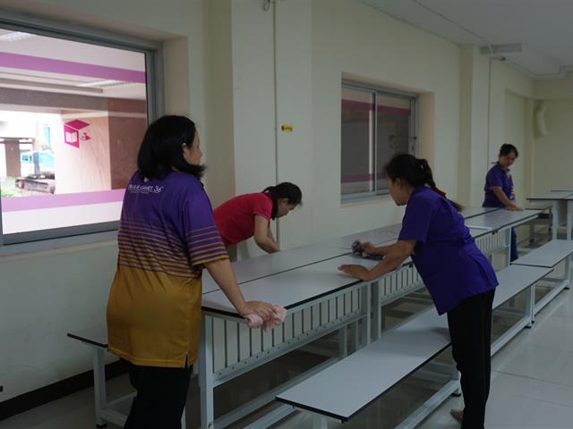 ศูนย์บรรณสารและสื่อการศึกษา,จัดกิจกรรม,Big,Cleaning,Day,และกิจกรรม,7,ส.,เตรียมความพร้อมเข้ารับการตรวจประเมินสำนักงานสีเขียว