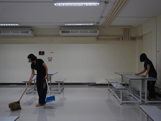 ศูนย์บรรณสารและสื่อการศึกษา,จัดกิจกรรม,Big,Cleaning,Day,และกิจกรรม,7,ส.,เตรียมความพร้อมเข้ารับการตรวจประเมินสำนักงานสีเขียว