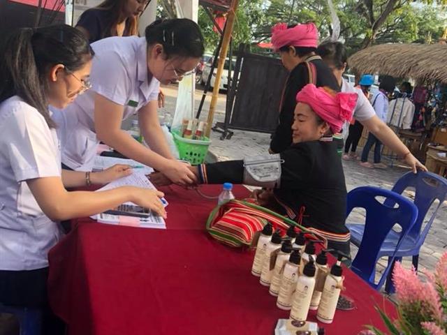 คณะเภสัชศาสตร์,,เข้าร่วมกิจกรรมเปิดพื้นที่สร้างสรรค์ด้วยสื่อพหุวัฒนธรรม,“ยกระดับวัฒนธรรมไทลื้อจังหวัดพะเยา,ครั้งที่,6”