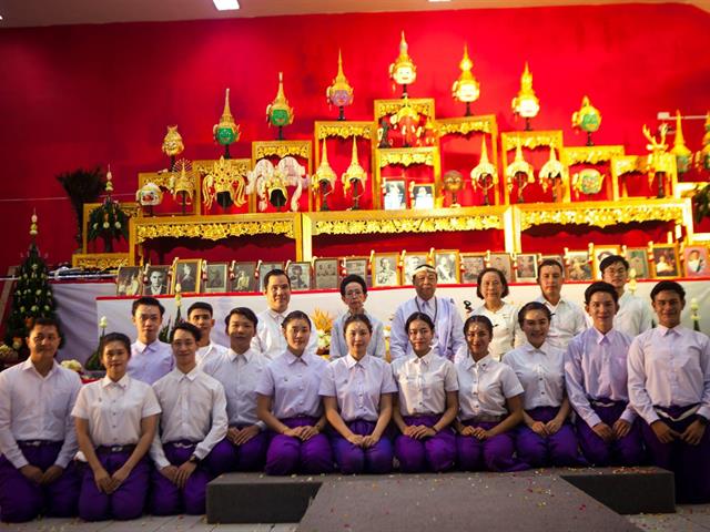 สาขาวิชาศิลปะการแสดง,ได้จัดพิธีไหว้ครูและครอบครูนาฏศิลป์ไทย,ประจำปีการศึกษา,2562,
