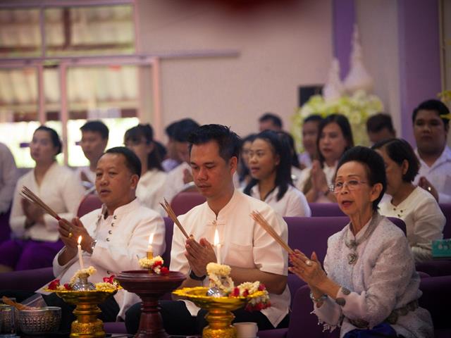 สาขาวิชาศิลปะการแสดง,ได้จัดพิธีไหว้ครูและครอบครูนาฏศิลป์ไทย,ประจำปีการศึกษา,2562,
