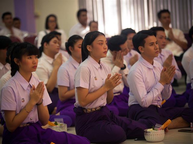สาขาวิชาศิลปะการแสดง,ได้จัดพิธีไหว้ครูและครอบครูนาฏศิลป์ไทย,ประจำปีการศึกษา,2562,