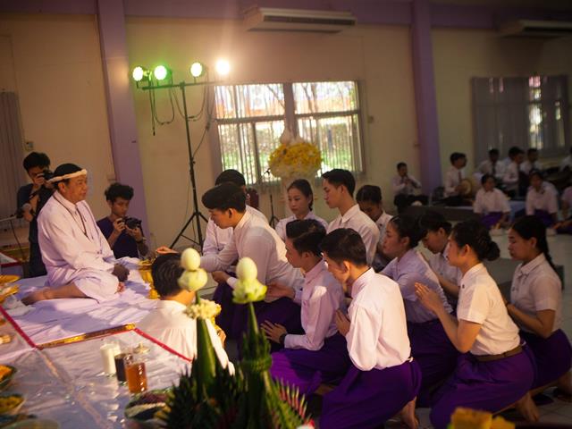 สาขาวิชาศิลปะการแสดง,ได้จัดพิธีไหว้ครูและครอบครูนาฏศิลป์ไทย,ประจำปีการศึกษา,2562,