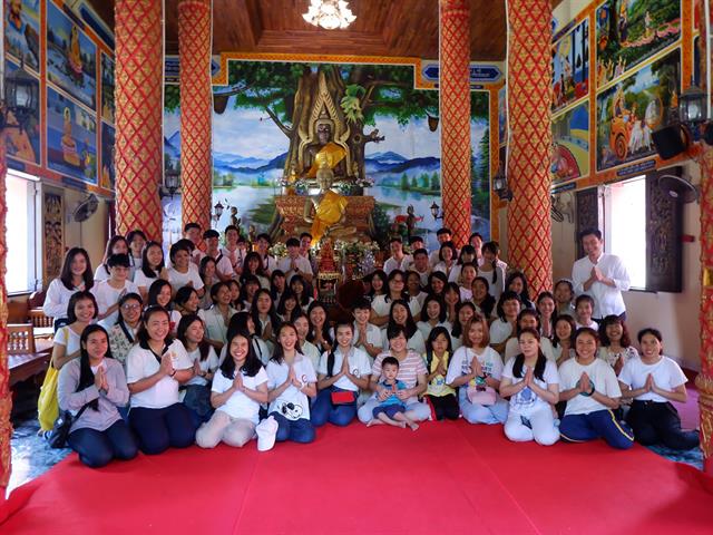 สาขาวิชาอาชีวอนามัยและความปลอดภัย,จัดกิจกรรม,ถวายเทียนพรรษาและถังดับเพลิง