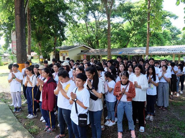 สาขาวิชาอาชีวอนามัยและความปลอดภัย,จัดกิจกรรม,ถวายเทียนพรรษาและถังดับเพลิง
