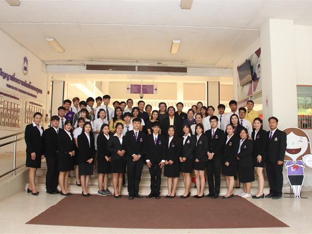 ต้อนรับคณะศึกษาดูงาน,จากวิทยาลัยนานาชาติ,มหาวิทยาลัยนเรศวร