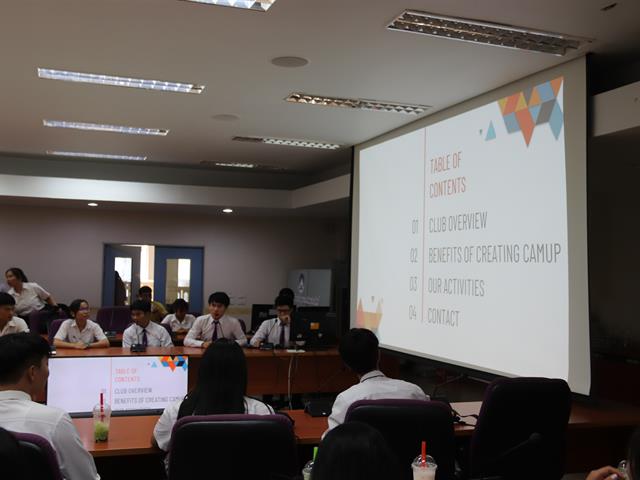 ต้อนรับคณะศึกษาดูงาน,จากวิทยาลัยนานาชาติ,มหาวิทยาลัยนเรศวร