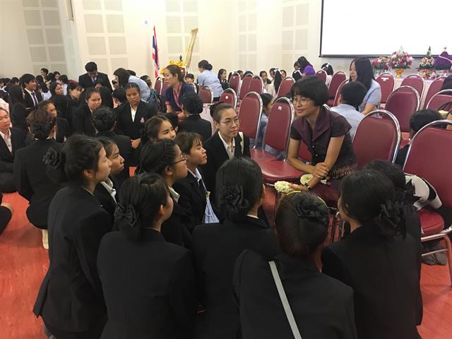 สโมสรนิสิตคณะพยาบาลศาสตร์,ได้จัดพิธีไหว้ครูคณะพยาบาลศาสตร์,ประจำปีการศึกษา,2562,
