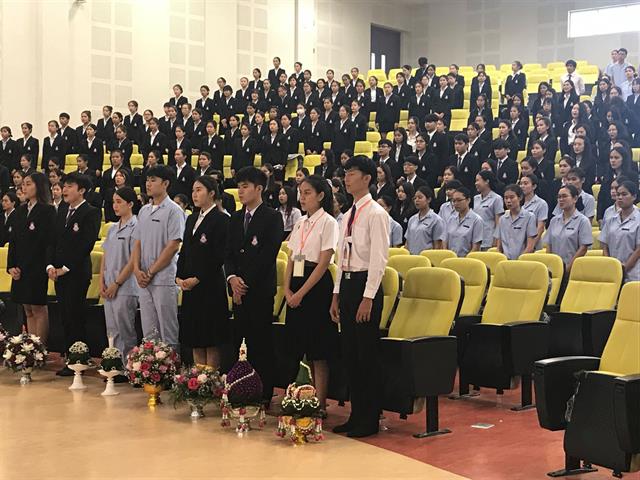 สโมสรนิสิตคณะพยาบาลศาสตร์,ได้จัดพิธีไหว้ครูคณะพยาบาลศาสตร์,ประจำปีการศึกษา,2562,