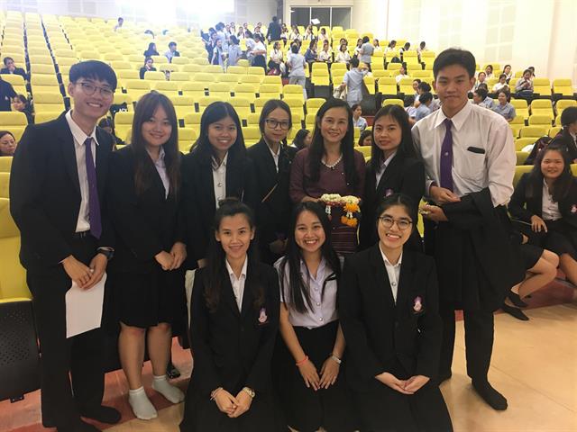 สโมสรนิสิตคณะพยาบาลศาสตร์,ได้จัดพิธีไหว้ครูคณะพยาบาลศาสตร์,ประจำปีการศึกษา,2562,