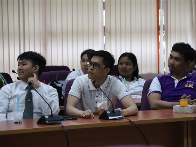 ต้อนรับคณะศึกษาดูงานจาก,วิทยาลัยนานาชาติ,มหาวิทยาลัยนเรศวร