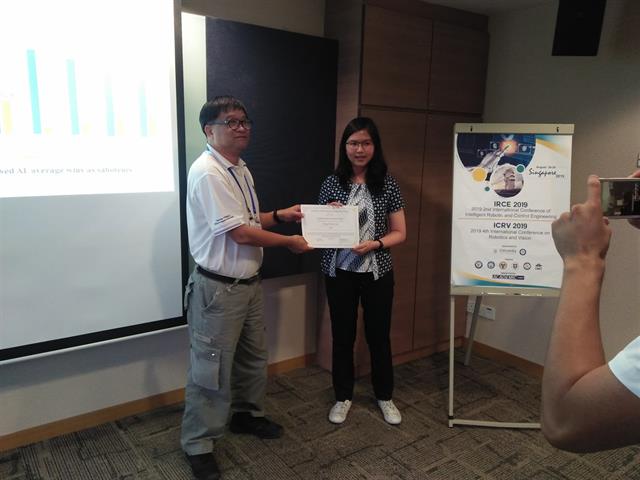หัวหน้าสาขาวิชาเทคโนโลยีสารสนเทศ,คณะ,ICT,ม.พะเยา,นำเสนอผลงาน,ทางวิชาการในการประชุมวิชาการระดับนานาชาติ,IRCE2019,(IEEE,&,Scopus),ณ,สาธารณรัฐสิงคโปร์