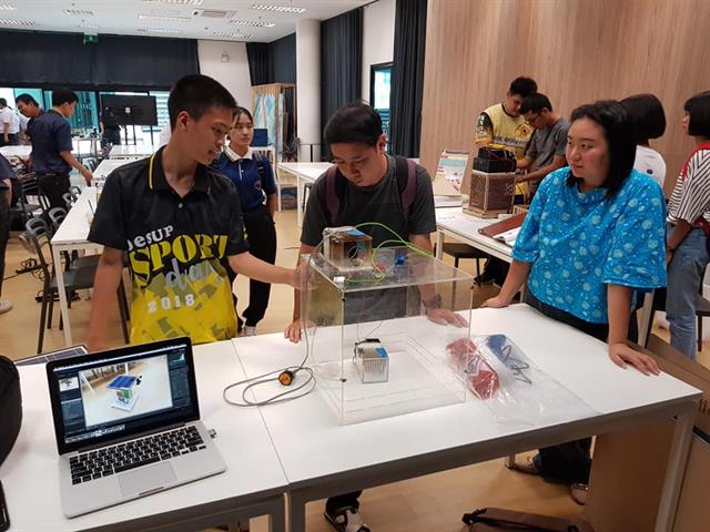 นักเรียนโรงเรียนสาธิตม.พะเยาได้รับรางวัลสาขา,Innovation,ในโครงการโรงประลองต้นแบบทางวิศวกรรม