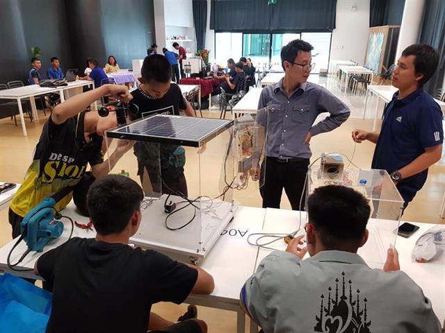 นักเรียนโรงเรียนสาธิตม.พะเยาได้รับรางวัลสาขา,Innovation,ในโครงการโรงประลองต้นแบบทางวิศวกรรม