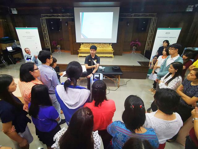 สาขาวิชากายภาพบำบัด,คณะสหเวชศาสตร์,มหาวิทยาลัยพะเยา,จัด,อบรมเชิงปฏิบัติการสำหรับอาจารย์ผู้ควบคุมการฝึกปฏิบัติงานทางคลินิกกายภาพบำบัด,(Department,of,Physical,Therapy,,School,of,Allied,Health,Sciences,,University,of,Phayao,issued,a,workshop,for,clinical,instructors)