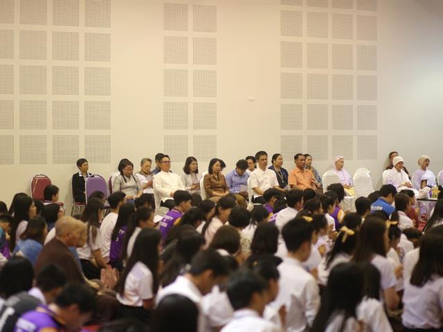 ม.พะเยา,จัดกิจกรรมเจริญจิตภาวนา,ในโครงการธรรมะสุขใจ,เสริมสร้างคุณธรรมจริยธรรมในองค์กร