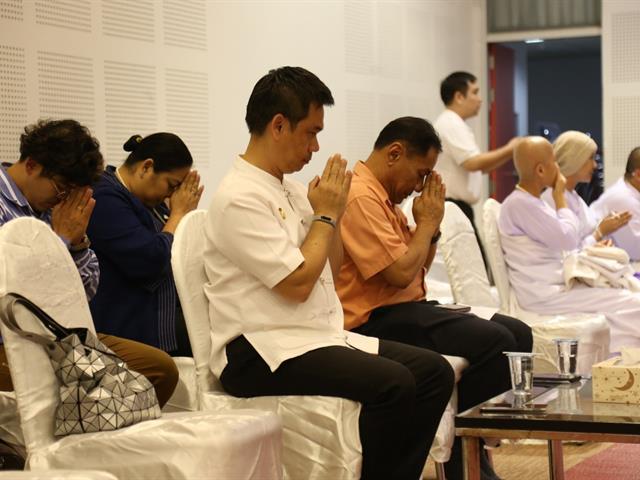 ม.พะเยา,จัดกิจกรรมเจริญจิตภาวนา,ในโครงการธรรมะสุขใจ,เสริมสร้างคุณธรรมจริยธรรมในองค์กร