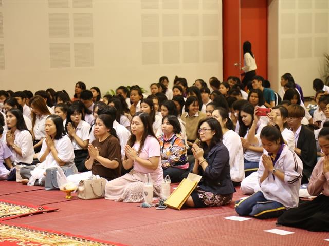 ม.พะเยา,จัดกิจกรรมเจริญจิตภาวนา,ในโครงการธรรมะสุขใจ,เสริมสร้างคุณธรรมจริยธรรมในองค์กร