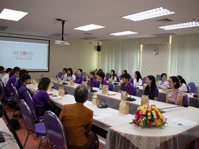 คณะศิลปศาสตร์,สาขาวิชาภาษาญี่ปุ่น,ให้การต้อนรับคณะศึกษาดูงาน,กลุ่ม,BEYOND,Tomorrow,(Japan)