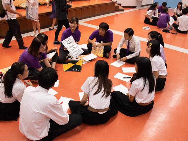 คณะศิลปศาสตร์,สาขาวิชาภาษาญี่ปุ่น,ให้การต้อนรับคณะศึกษาดูงาน,กลุ่ม,BEYOND,Tomorrow,(Japan)