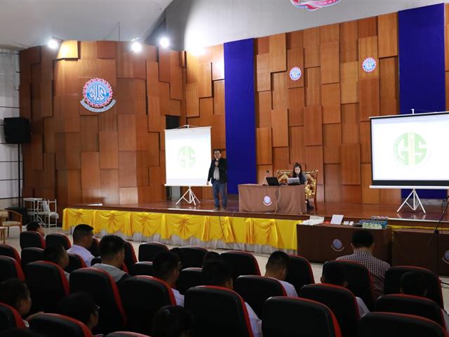 สาขาวิชาภูมิสารสนเทศศาสตร์,คณะเทคโนโลยีสารสนเทศและการสื่อสาร,มหาวิทยาลัยพะเยา,ลงพื้นที่แนะแนวหลักสูตร,เพื่อเผยแพร่และประชาสัมพันธ์ข้อมูลการเรียนการสอนและหลักสูตร,ณ,โรงเรียนพะเยาพิทยาคม,จังหวัดพะเยา,