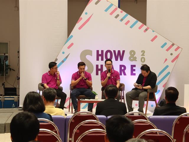 กองกิจการนิสิต,เข้าร่วมกิจกรรม,SHOW,&,SHARE,UP-KM,2019,ครั้งที่,1