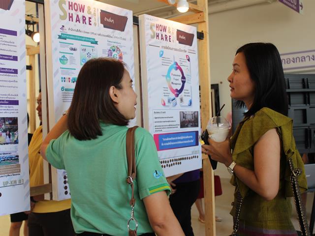 ศูนย์บรรณสารและการเรียนรู้,เข้าร่วมกิจกรรม,SHOW,&,SHARE,UP-KM,2019,ครั้งที่,1