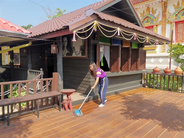 ศูนย์ปฏิบัติการมหาวิทยาลัยพะเยาจิตอาสา,(UPSR),นำนิสิตเข้าร่วมกิจกรรม,Big,Cleaning,Day