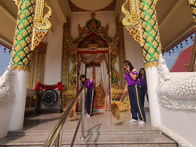 ศูนย์ปฏิบัติการมหาวิทยาลัยพะเยาจิตอาสา,(UPSR),นำนิสิตเข้าร่วมกิจกรรม,Big,Cleaning,Day